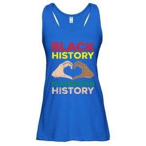 Black History Is American History African American Melanin Gift Ladies Essential Flowy Tank