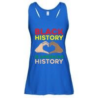 Black History Is American History African American Melanin Gift Ladies Essential Flowy Tank