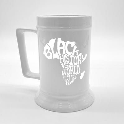 Black History Is World History Beer Stein