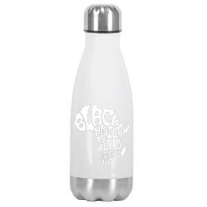 Black History Is World History Stainless Steel Insulated Water Bottle