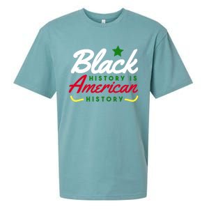 Black History Is American History Bhm Meaningful Gift Sueded Cloud Jersey T-Shirt