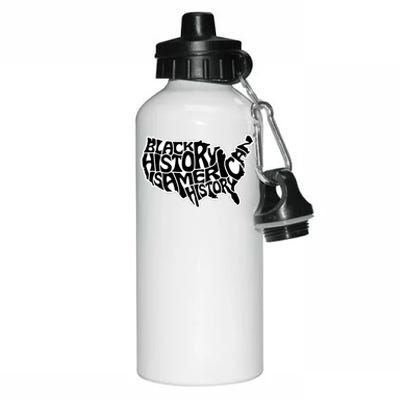 Black History Is American History Aluminum Water Bottle