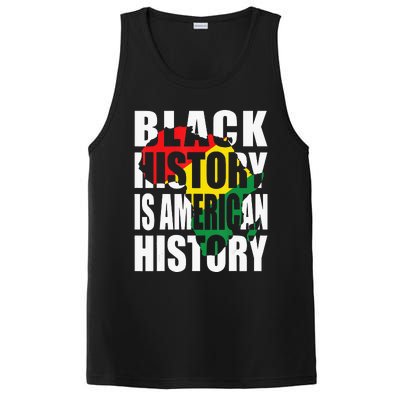 Black History Is American History Patriotic African American PosiCharge Competitor Tank