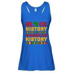 Black History Is American History Melanin Black History Gift Ladies Essential Flowy Tank