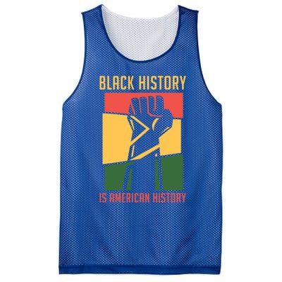 Black History Is American History Bhm Black History Month Gift Mesh Reversible Basketball Jersey Tank