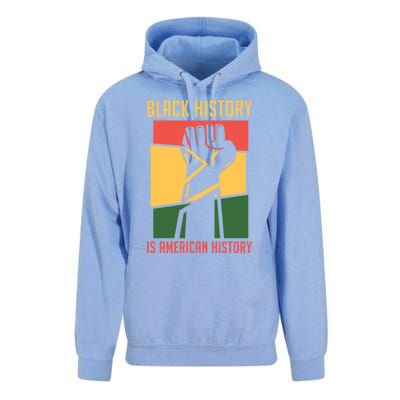 Black History Is American History Bhm Black History Month Gift Unisex Surf Hoodie