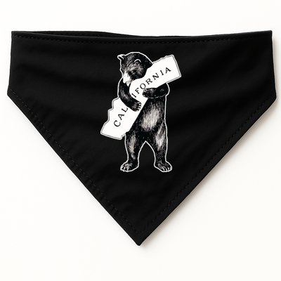 Bear Hug I Love California Artretro Vintage Cali Bear USA-Made Doggie Bandana