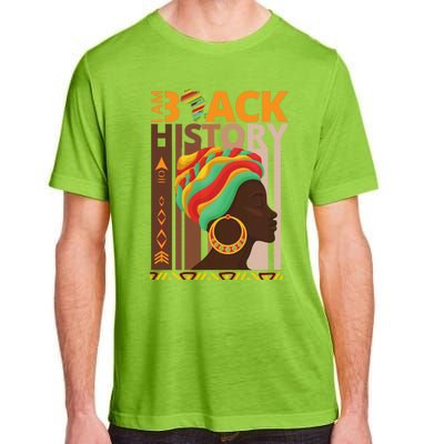 Black History Is American History Patriotic African American Cool Gift Adult ChromaSoft Performance T-Shirt