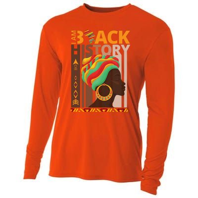 Black History Is American History Patriotic African American Cool Gift Cooling Performance Long Sleeve Crew