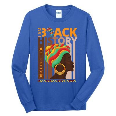 Black History Is American History Patriotic African American Cool Gift Tall Long Sleeve T-Shirt