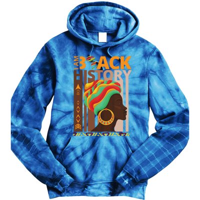 Black History Is American History Patriotic African American Cool Gift Tie Dye Hoodie