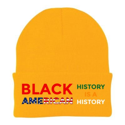 Black History Is American History Black Rights Art Cool Gift Knit Cap Winter Beanie