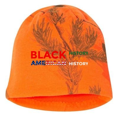 Black History Is American History Black Rights Art Cool Gift Kati - Camo Knit Beanie