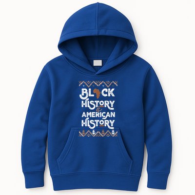 Black History Is American History Black History Month Kids Hoodie