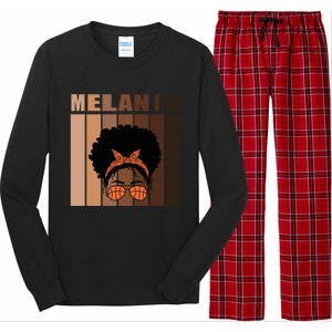 Black History Is American History For Basketball Black Cute Gift Long Sleeve Pajama Set