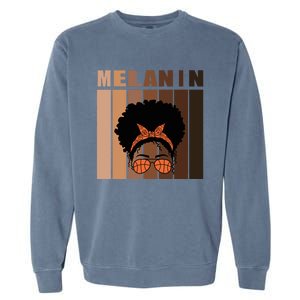 Black History Is American History For Basketball Black Cute Gift Garment-Dyed Sweatshirt