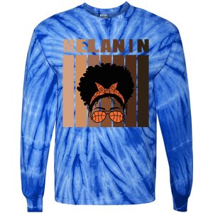 Black History Is American History For Basketball Black Cute Gift Tie-Dye Long Sleeve Shirt