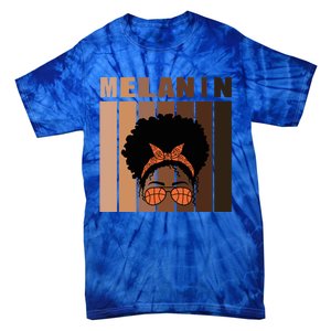 Black History Is American History For Basketball Black Cute Gift Tie-Dye T-Shirt