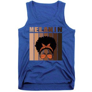 Black History Is American History For Basketball Black Cute Gift Tank Top