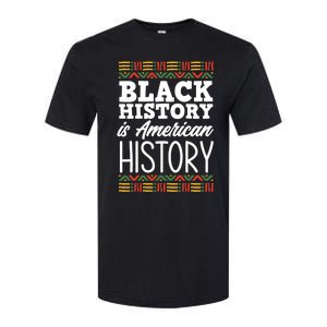 Black History Is American History Gift Softstyle CVC T-Shirt