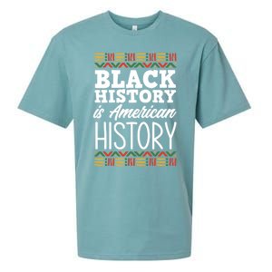 Black History Is American History Gift Sueded Cloud Jersey T-Shirt