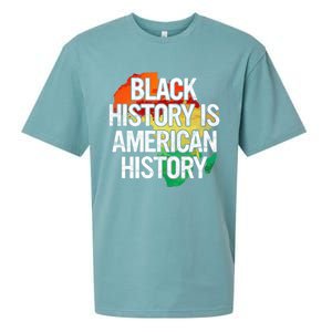 Black History Is American History Gift Pride African Month Great Gift Sueded Cloud Jersey T-Shirt