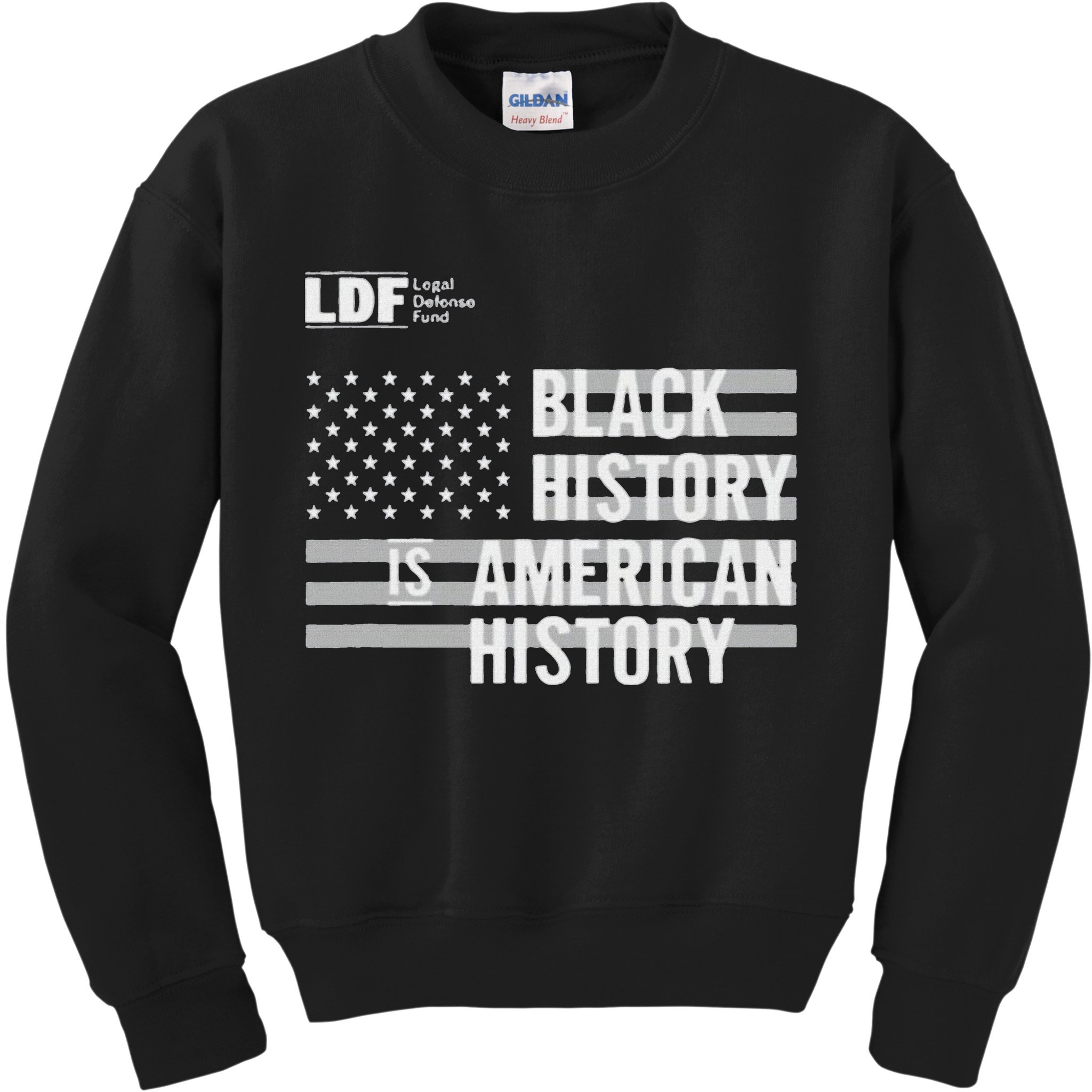 Black History Is American History Ldf Kids Sweatshirt