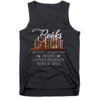 Books helping introverts avoid conversation Tank Top