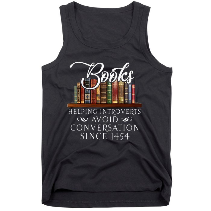 Books helping introverts avoid conversation Tank Top