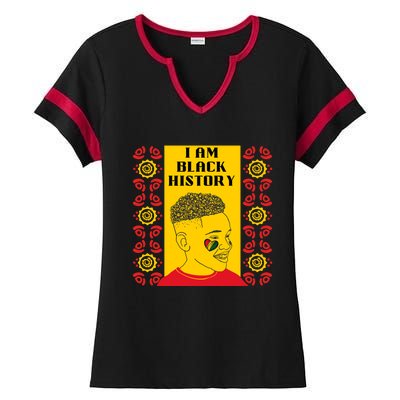 Black History Inspiring African American Leaders Culture Gift Ladies Halftime Notch Neck Tee