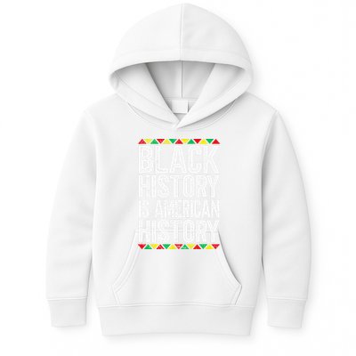 Black History Is American History Kids Hoodie