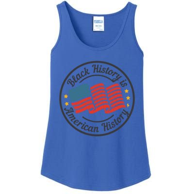 Black History Is American History Patriotic American Flag Gift Ladies Essential Tank