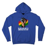 Black History Is American History Power Fist Hand Freedom Gift Hoodie