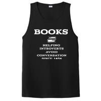 Books Helping Introverts Avoid Conversation Since 1454 PosiCharge Competitor Tank