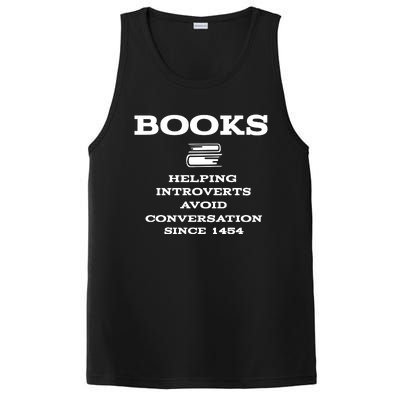 Books Helping Introverts Avoid Conversation Since 1454 PosiCharge Competitor Tank