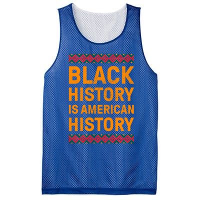 Black History Is American History Gift Black Pride Tee Cute Gift Mesh Reversible Basketball Jersey Tank