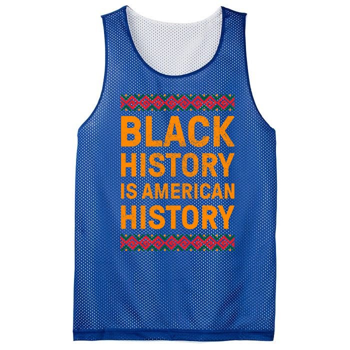 Black History Is American History Gift Black Pride Tee Cute Gift Mesh Reversible Basketball Jersey Tank