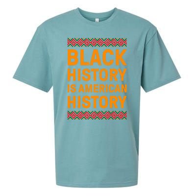 Black History Is American History Gift Black Pride Tee Cute Gift Sueded Cloud Jersey T-Shirt