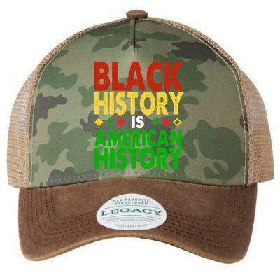 Black History Is American History Black History Month Great Gift Legacy Tie Dye Trucker Hat