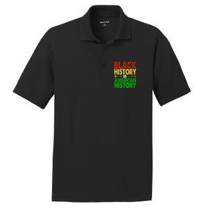 Black History Is American History Black History Month Great Gift PosiCharge RacerMesh Polo