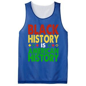 Black History Is American History Black History Month Great Gift Mesh Reversible Basketball Jersey Tank