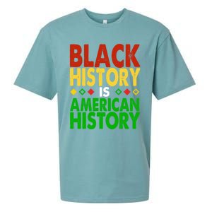 Black History Is American History Black History Month Great Gift Sueded Cloud Jersey T-Shirt