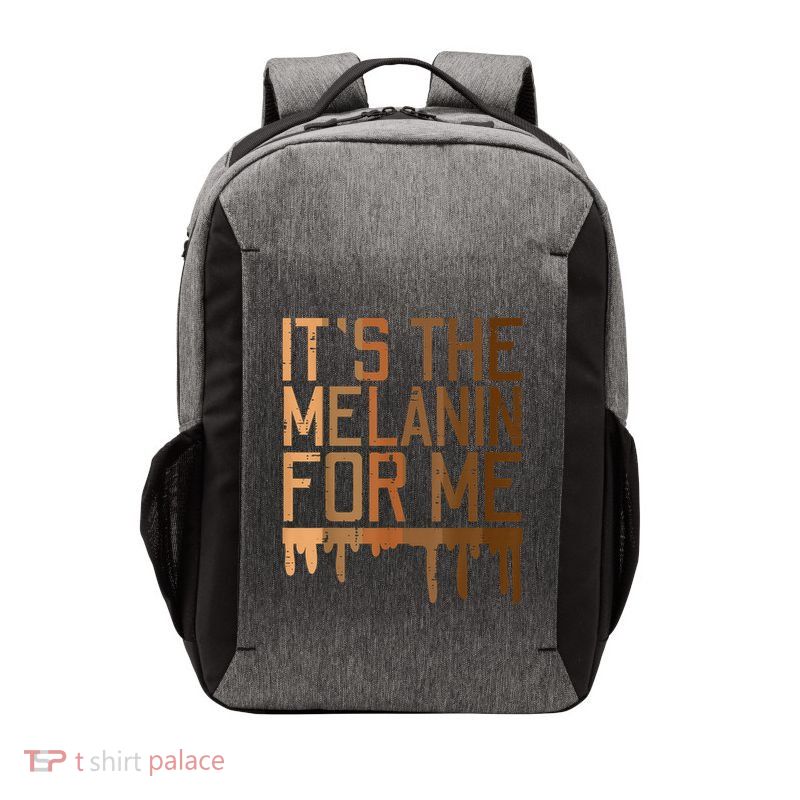 Black History Its The Melanin For Me African Pride Vector Backpack