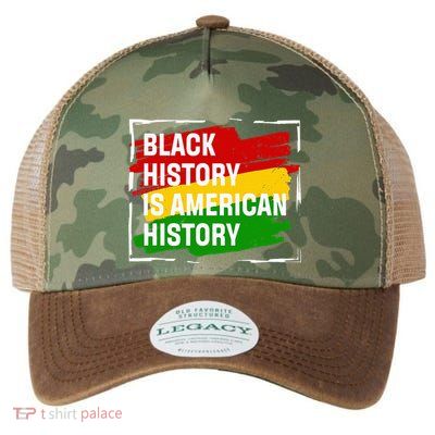 Black History Is American History Gift Month Pride African Legacy Tie Dye Trucker Hat