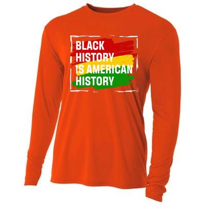 Black History Is American History Gift Month Pride African Cooling Performance Long Sleeve Crew