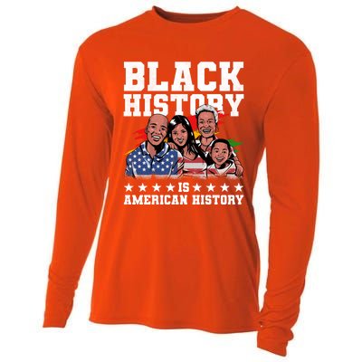 Black History Is American History Juneteenth Gift Cooling Performance Long Sleeve Crew