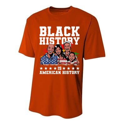 Black History Is American History Juneteenth Gift Performance Sprint T-Shirt