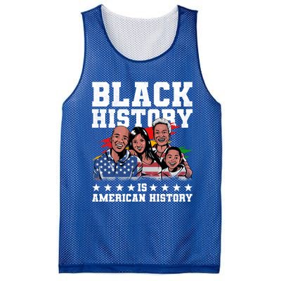 Black History Is American History Juneteenth Gift Mesh Reversible Basketball Jersey Tank