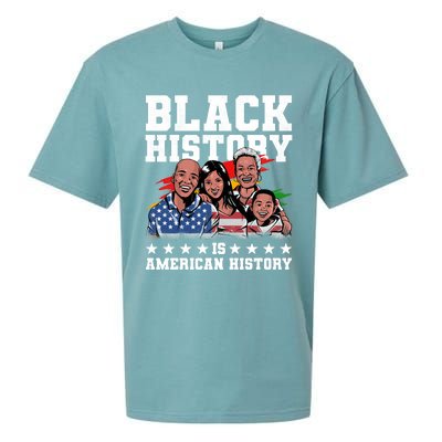 Black History Is American History Juneteenth Gift Sueded Cloud Jersey T-Shirt