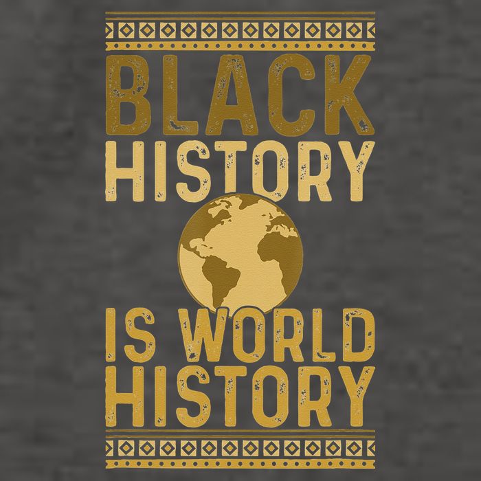 Black History is World History Black History Month Vector Backpack
